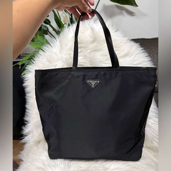 Prada Handbags - Authentic Prada Classic Black Nylon Tote